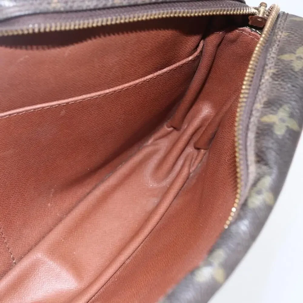 Louis Vuitton Monogram Compiegne 28 Clutch Bag Brown